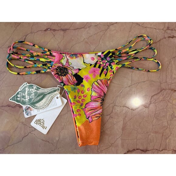 Agua Bendita Sophia Bikini Bottoms in Praia Multicolor Medium New Womens - Picture 6 of 10